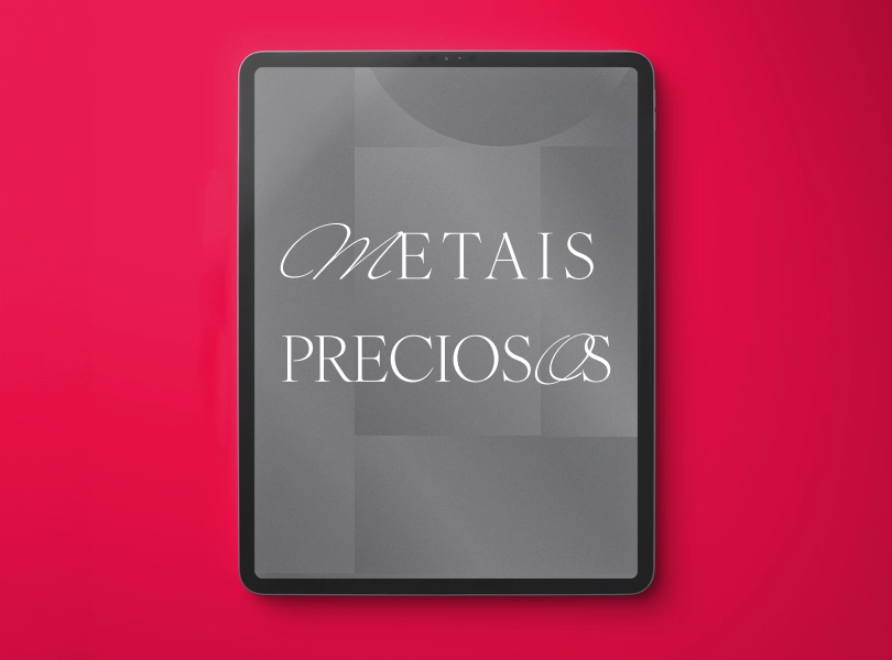 E-book Metais Preciosos Vermelho